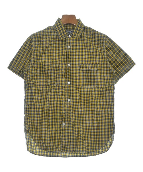 JUNYA WATANABE MAN ジュンヤワタナベマン カジュアルシャツ メンズ XS 黄x紺x白(チェック) 【中古】【古着】