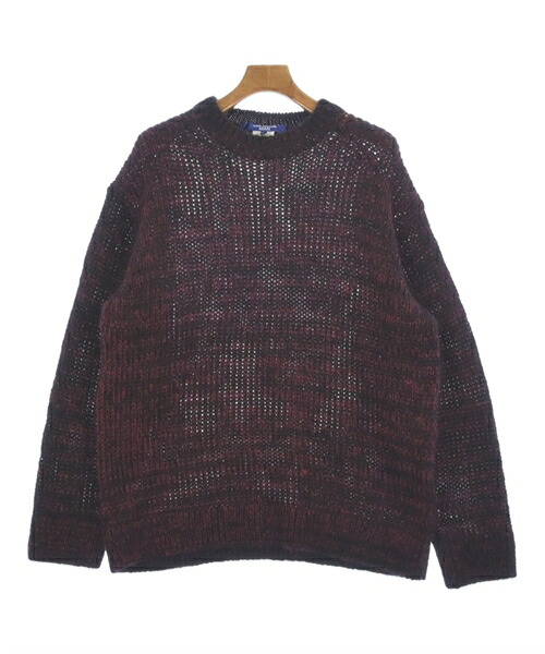 COMME des GARCONS HOMME コムデギャルソンオムニット・セーター メンズ M さくら色x黒【中古】【古着】