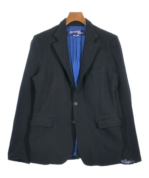 JUNYA WATANABE MAN ジュンヤワタナベマン テーラードジャケット メンズ M 紺系x青x白(ストライプ) 【中古】【古着】