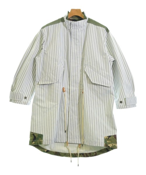 JUNYA WATANABE MAN ジュンヤワタナベマンモッズコート メンズ XS 青x白xカーキ(ストライプ)【中古】【古着】｜RAGTAG（ブランド古着のラグタグ）