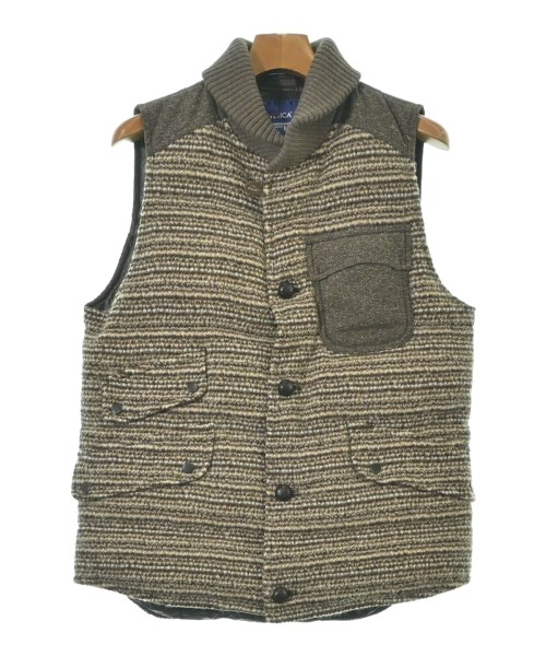 JUNYA WATANABE MAN ジュンヤワタナベマンダウンジャケット/落ち込む限りない メンズ S ベージュx茶(総柄)【中古】【古着】