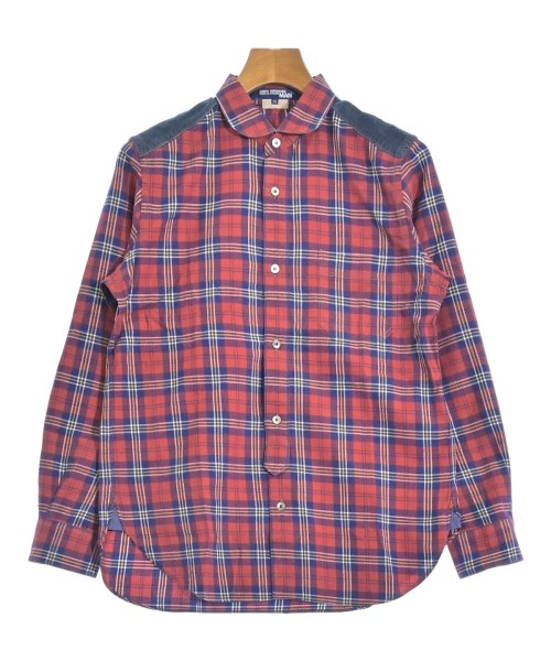 JUNYA WATANABE MAN ジュンヤワタナベマン カジュアルシャツ メンズ XS 赤x紺x白等(チェック) 【中古】【古着】 14,196円