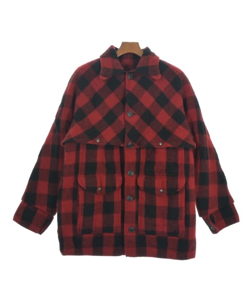 JUNYA WATANABE MAN ジュンヤワタナベマン ブルゾン（その他） メンズ S 赤x黒(チェック) 【中古】【古着】