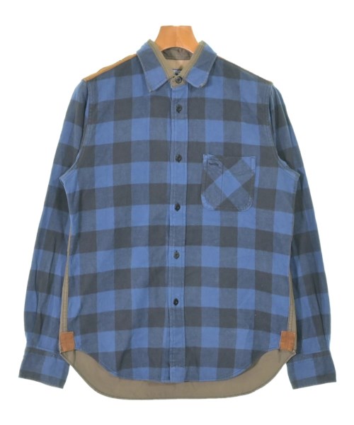 JUNYA WATANABE MAN ジュンヤワタナベマン カジュアルシャツ メンズ S 青xカーキx茶等 【中古】【古着】