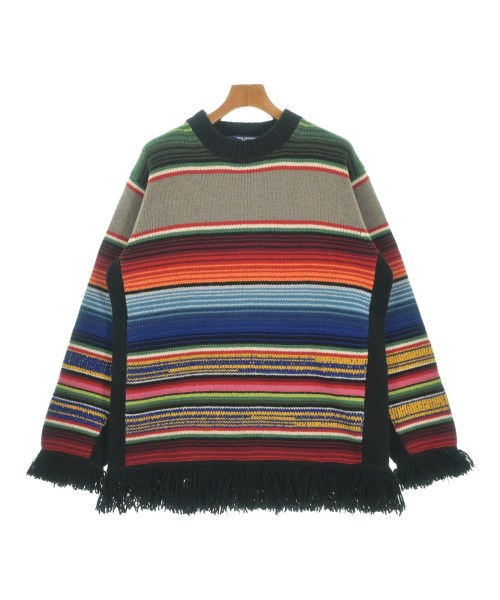 JUNYA WATANABE MAN ジュンヤワタナベマンニット・セーター メンズ M グレーx赤x青等(総柄)【中古】【古着】