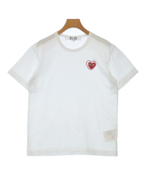 PLAY COMME des GARCONS プレイコムデギャルソン Tシャツ・カットソー レディース M 白 【中古】【古着】