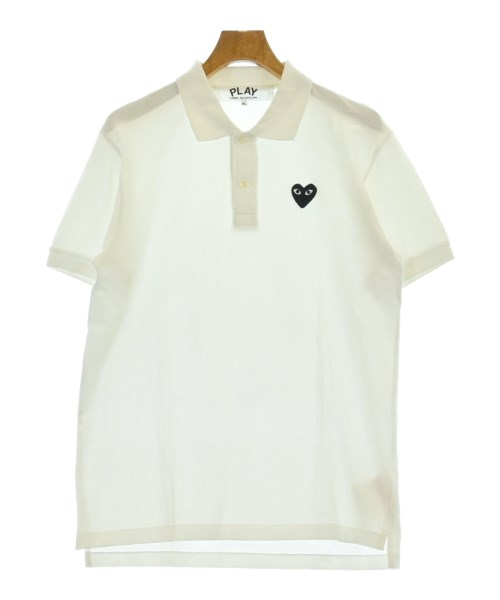 PLAY COMME des GARCONS プレイコムデギャルソン ポロシャツ メンズ XL 白 【中古】【古着】
