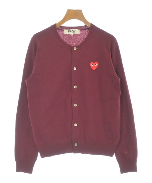 PLAY COMME des GARCONS プレイコムデギャルソン カーディガン レディース L エンジ 【中古】【古着】