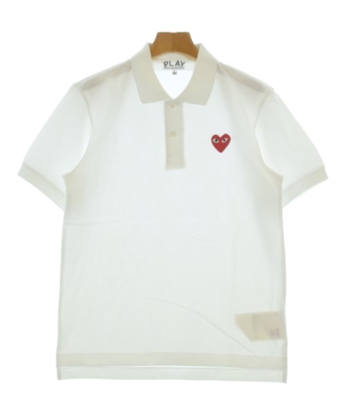 PLAY COMME des GARCONS プレイコムデギャルソン ポロシャツ レディース S 白 【中古】【古着】