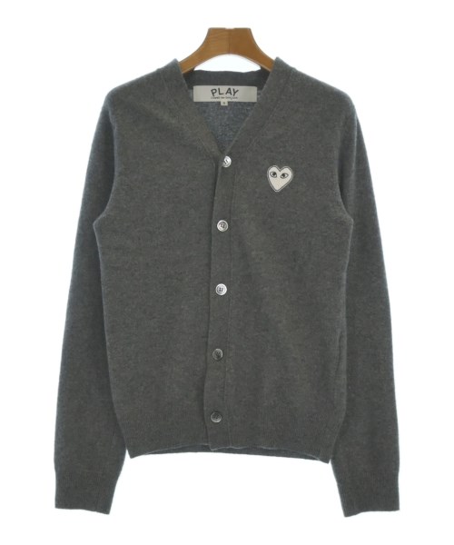PLAY COMME des GARCONS プレイコムデギャルソン カーディガン レディース S グレー 【中古】【古着】