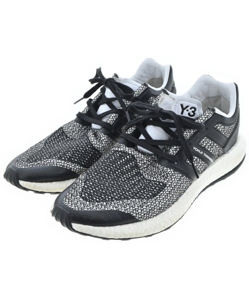 Y-3 ワイスリー スニーカー メンズ 27cm 黒x白 【中古】【古着】