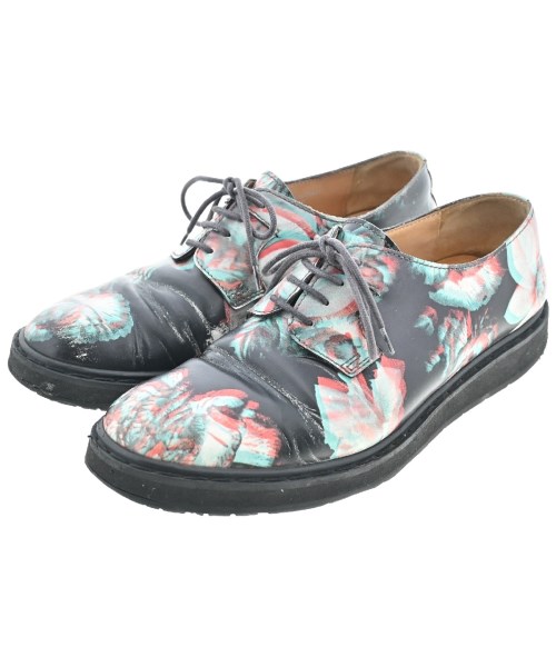 Maison Margiela メゾンマルジェラドレスシューズ/ローファー レディース 38(25cm位) 黒x白系x水色系【中古】【古着】