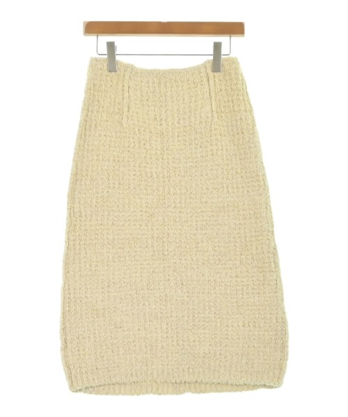 Maison Margiela メゾンマルジェラ ひざ丈スカート レディース S クリーム(ツイード) 【中古】【古着】