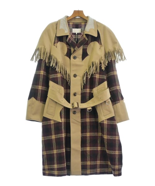 Maison Margiela コート（その他） 白 2007425F0162 MAISON MARGIELA 22SS 再構築 切り替え トレンチコート ベージュ