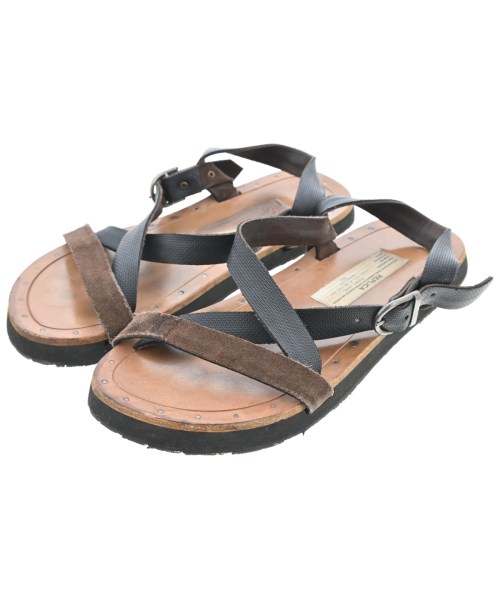 Maison Margiela メゾンマルジェラサンダル メンズ -(28糎位) 茶x黒【中古】【古着】 メンズ靴-靴-サンダル