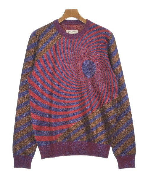 メゾンマルジェラ ピリング加工 デストロイド ニット ネイビー Maison Margiela（旧Maison Martin Margiela） - Maison