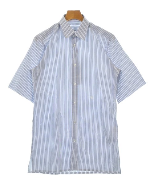 Maison Margiela メゾンマルジェラカジュアルシャツ メンズ 39(M位) 白x青(縞模様)【中古】【古着】