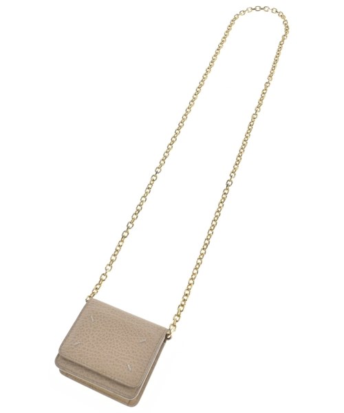 Maison Margiela メゾンマルジェラ紙入れ・コインケース レディース - ベージュ【中古】【古着】