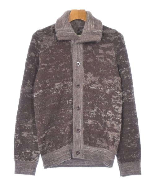 Maison Margiela メゾンマルジェラカーディガン メンズ S 赤紫系xサクラ色(総柄)【中古】【古着】