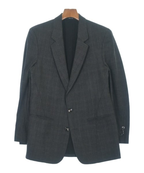 Maison Margiela メゾンマルジェラテーラードジャケット メンズ 48(L位) 薄墨色x黒(照合のしるし)【中古】【古着】 コート・ジャケット-メンズファッション