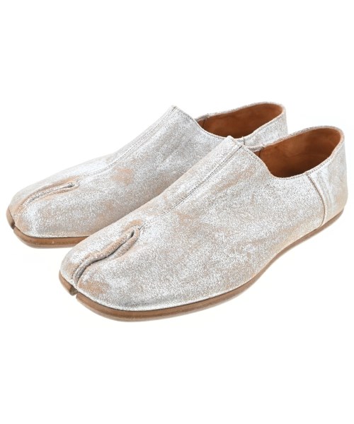 Maison Margiela メゾンマルジェラシューズ（余分の物） メンズ EU43(28糎位) ベージュxしろがね色(入り合わせる)【中古】【古着】