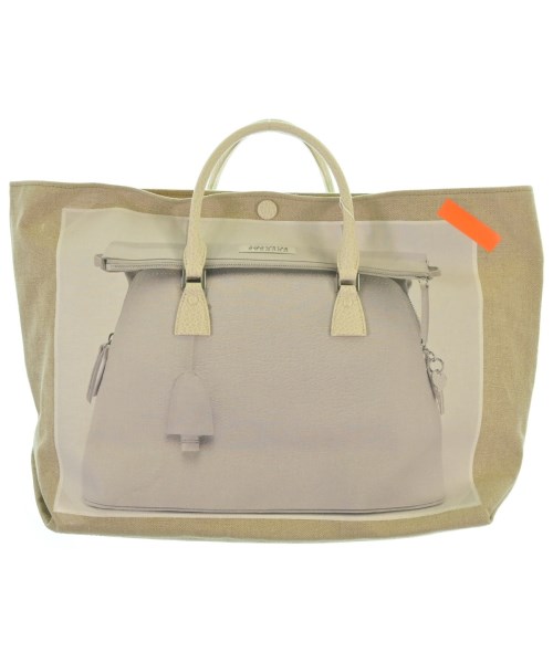 Maison Margiela メゾンマルジェラ トートバッグ メンズ - オフホワイトxベージュ 【中古】【古着】