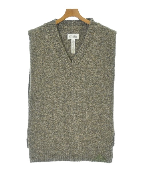 Maison Margiela メゾンマルジェラ ベスト メンズ M 茶系xグレー系等(ミックス) 【中古】【古着】