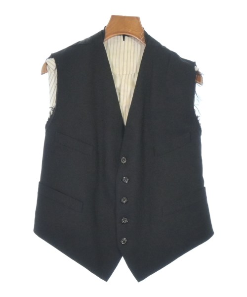 Maison Margiela メゾンマルジェラベスト レディース 44(L位) 黒x白【中古】【古着】