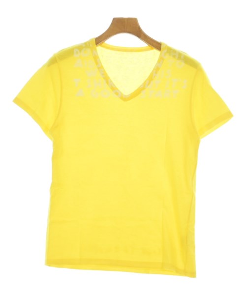 Maison Margiela メゾンマルジェラティーシャツ・カットソー メンズ S 黄【中古】【古着】 メンズファッション-トップス-Tシャツ・カットソー