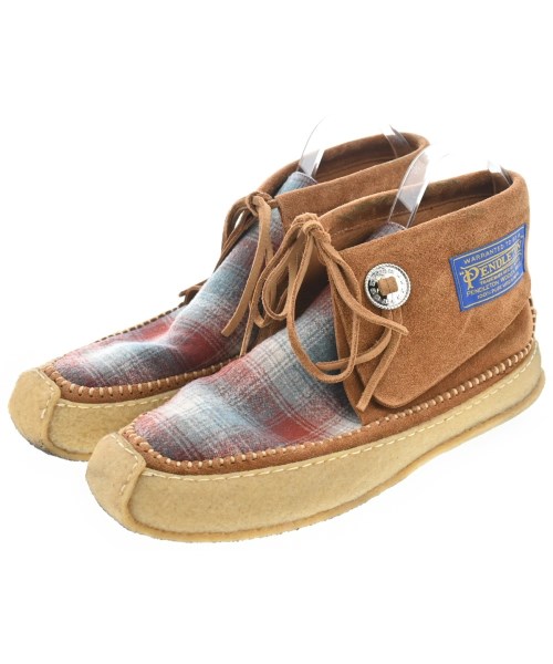 Maison Margiela メゾンマルジェラブーツ メンズ EU43(28珊位) 茶x赤x青碧薄墨色等【中古】【古着】