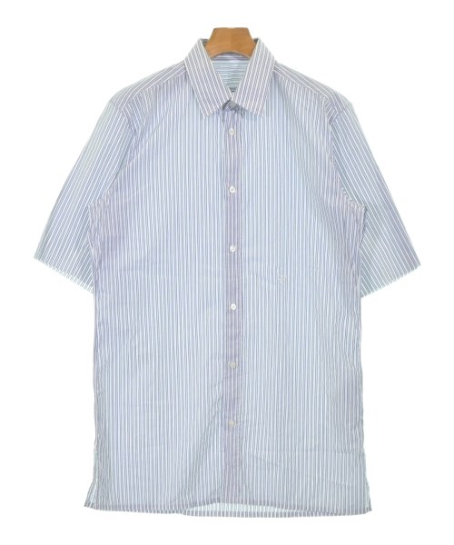 Maison Margiela メゾンマルジェラカジュアルシャツ メンズ 40(M位) 白x紺(縞模様)【中古】【古着】