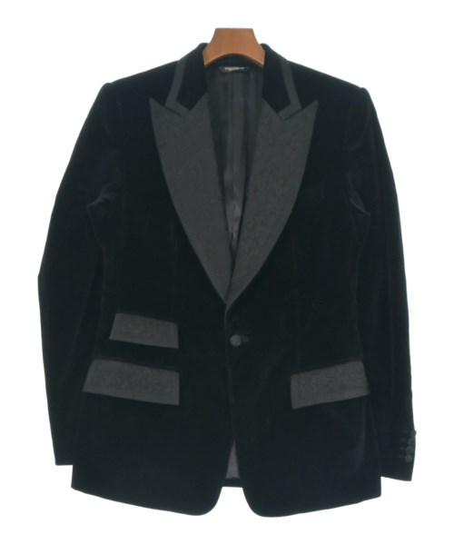 DOLCE&GABBANA ドルチェアンドガッバーナ カジュアルジャケット メンズ 48(L位) 黒 【中古】【古着】