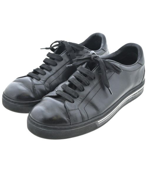 DOLCE\u0026GABBANA ドルチェアンドガッバーナスニーカー メンズ UK8(26.5糎位) 黒【中古】【古着】