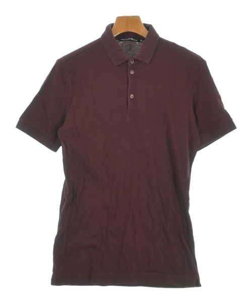DOLCE&GABBANA ドルチェアンドガッバーナ ポロシャツ メンズ 44(S位) エンジ 【中古】【古着】