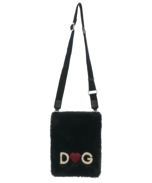 DOLCE\u0026GABBANA ドルチェアンドガッバーナショルダーバッグ メンズ - 黒【中古】【古着】
