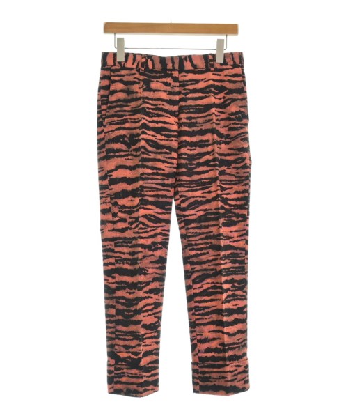 DRIES VAN NOTEN ドリスヴァンノッテン スラックス レディース 34(XS位) オレンジx黒(総柄) 【中古】【古着】 18,000円