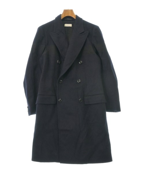 ドリスヴァンノッテン　ダブルロングチェスターコート　リネン　サイズ36　オレンジ DRIES VAN NOTEN（ドリスヴァンノッテン）｜チェスターコート