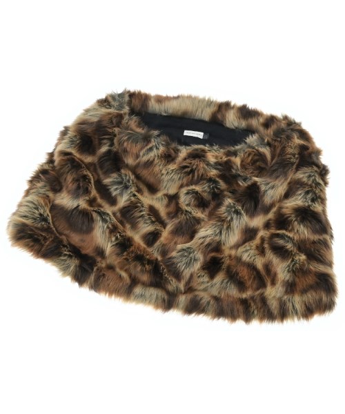 DRIES VAN NOTEN ニットマフラー ベージュ 20AW DRIES VAN NOTEN / Long Knit Scarf‐ロングマフラー