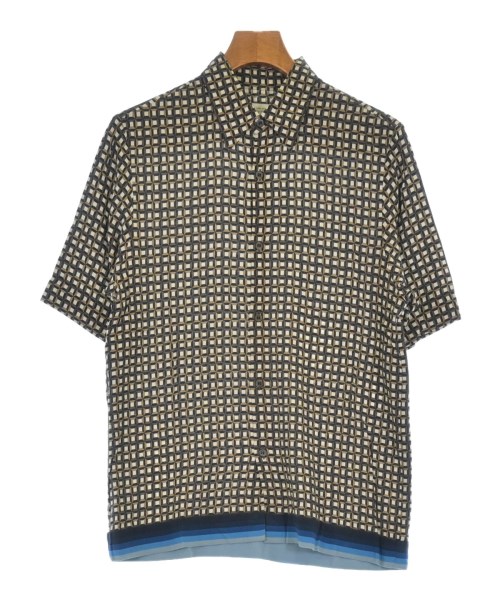 DRIES VAN NOTEN ドリスヴァンノッテン カジュアルシャツ メンズ 46(M位) 茶xアイボリーxベージュ(総柄) 【中古】【古着】