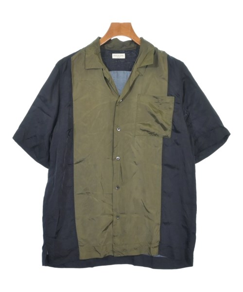 DRIES VAN NOTEN ドリスヴァンノッテン カジュアルシャツ メンズ 46(M位) カーキx黒 【中古】【古着】