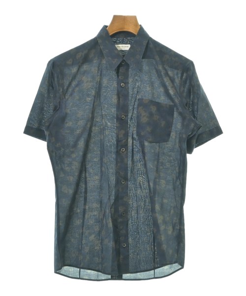 DRIES VAN NOTEN ドリスヴァンノッテンカジュアルシャツ メンズ 44(S位) 紺x薄墨色(総柄)【中古】【古着】