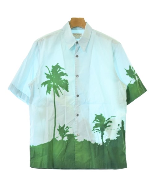 DRIES VAN NOTEN ドリスヴァンノッテン カジュアルシャツ メンズ 48(L位) 水色系x緑 【中古】【古着】