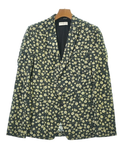 DRIES VAN NOTEN ドリスヴァンノッテン カジュアルジャケット メンズ 44(S位) 黄xカーキx黒(花柄) 【中古】【古着】