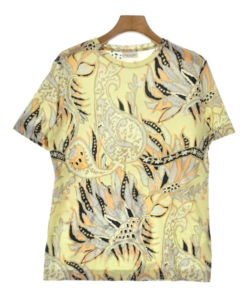DRIES VAN NOTEN ドリスヴァンノッテン Tシャツ・カットソー レディース XS 黄xオレンジx黒等(総柄) 【中古】【古着】