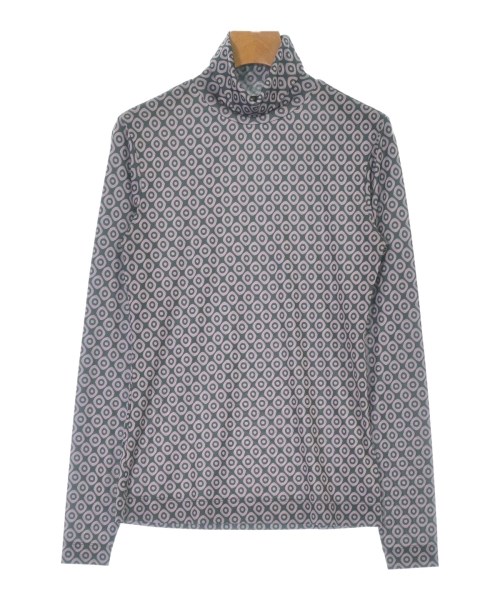 DRIES VAN NOTEN ドリスヴァンノッテンTシャツ・カットソー レディース S 黒x紫xグレー(総柄)【中古】【古着】