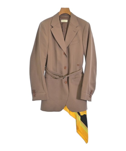 DRIES VAN NOTEN ドリスヴァンノッテンカジュアルジャケット レディース 34(XXS位) 茶【中古】【古着】｜RAGTAG（ブランド古着のラグタグ）