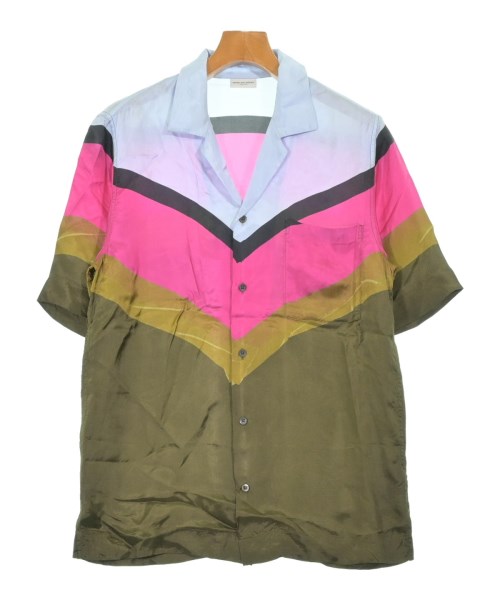 DRIES VAN NOTEN ドリスヴァンノッテンカジュアルシャツ メンズ 44(S位) 水色xピンクxカーキ【中古】【古着】|RAGTAG(ブランド古着のラグタグ)