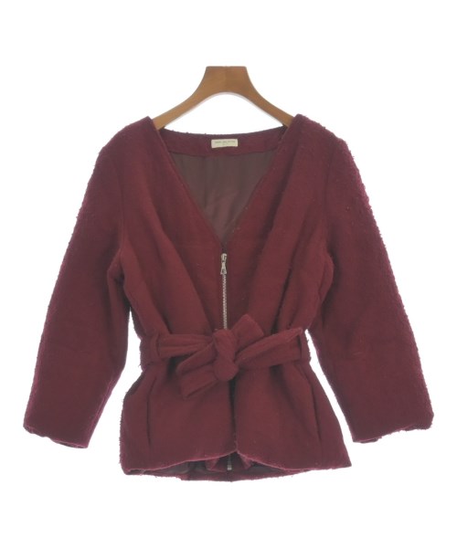 DRIES VAN NOTEN ドリスヴァンノッテンブルゾン（余分の物） レディース 42(M位) 赤【中古】【古着】 コート・ジャケット-レディースファッション