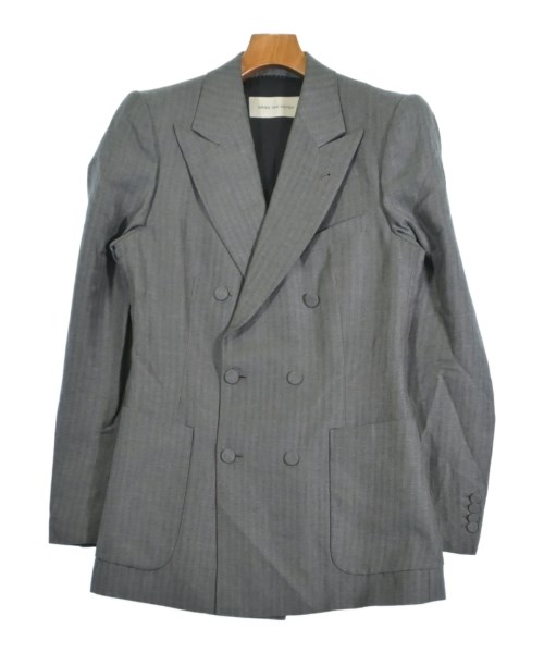 DRIES VAN NOTEN ドリスヴァンノッテンテーラードジャケット メンズ 48(L位) 薄墨色系(縞模様)【中古】【古着】