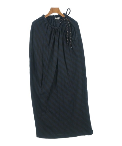 DRIES VAN NOTEN ドリスヴァンノッテンワンピース レディース S 紺x黒(ストライプ)【中古】【古着】｜RAGTAG（ブランド古着のラグタグ）